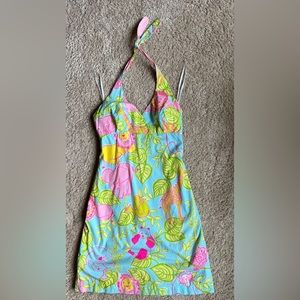 Lilly Pulitzer | San Diego Zoo Vintage White Label Print Dress | Size 2